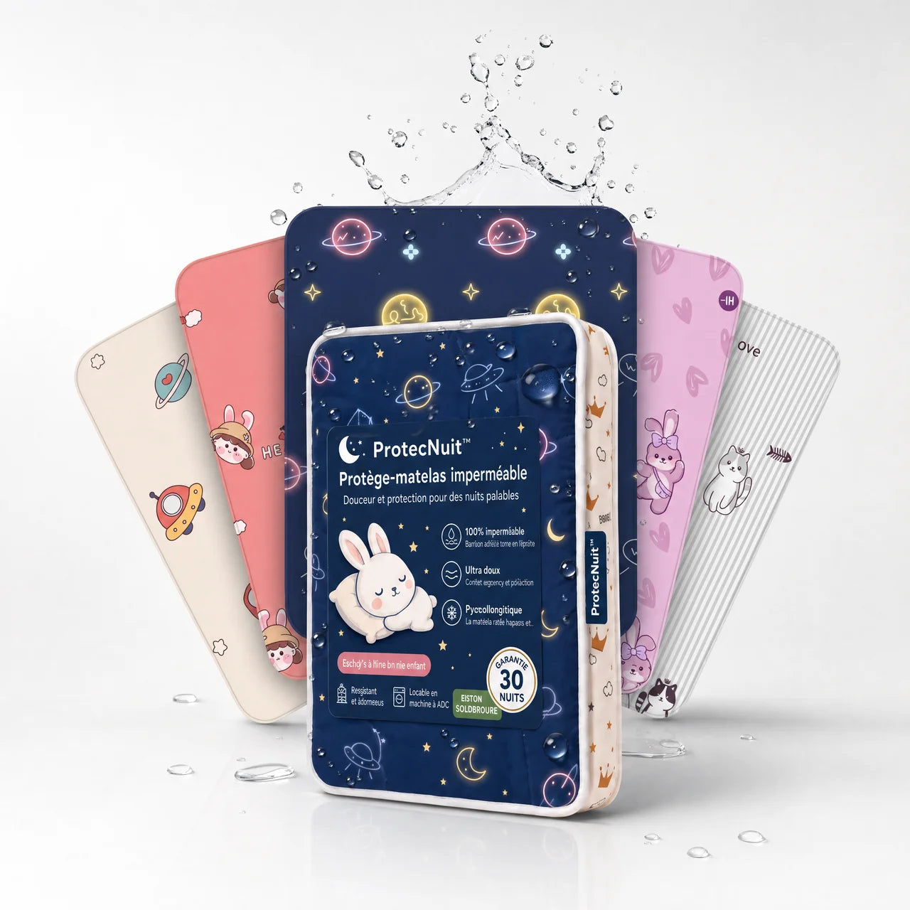 ProtecNuit™ — Protège-matelas Imperméable Enfant